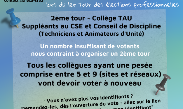 Élections : 2ème tour