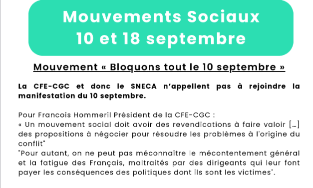 Mouvements sociaux du 10 et 18 septembre 2025