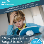 Mon père rentre fatigué le soir